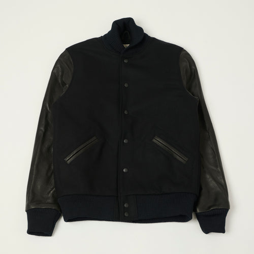 Dehen 1920 Varsity Jacket - Black/Black