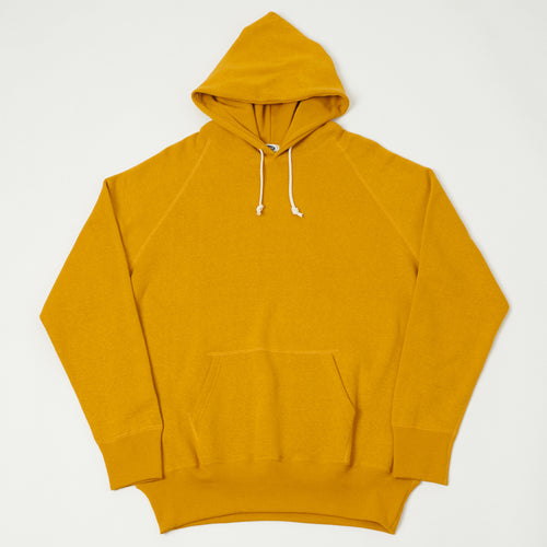Denime Lot. 262 4-Needle Hooded Sweatshirt - Yellow