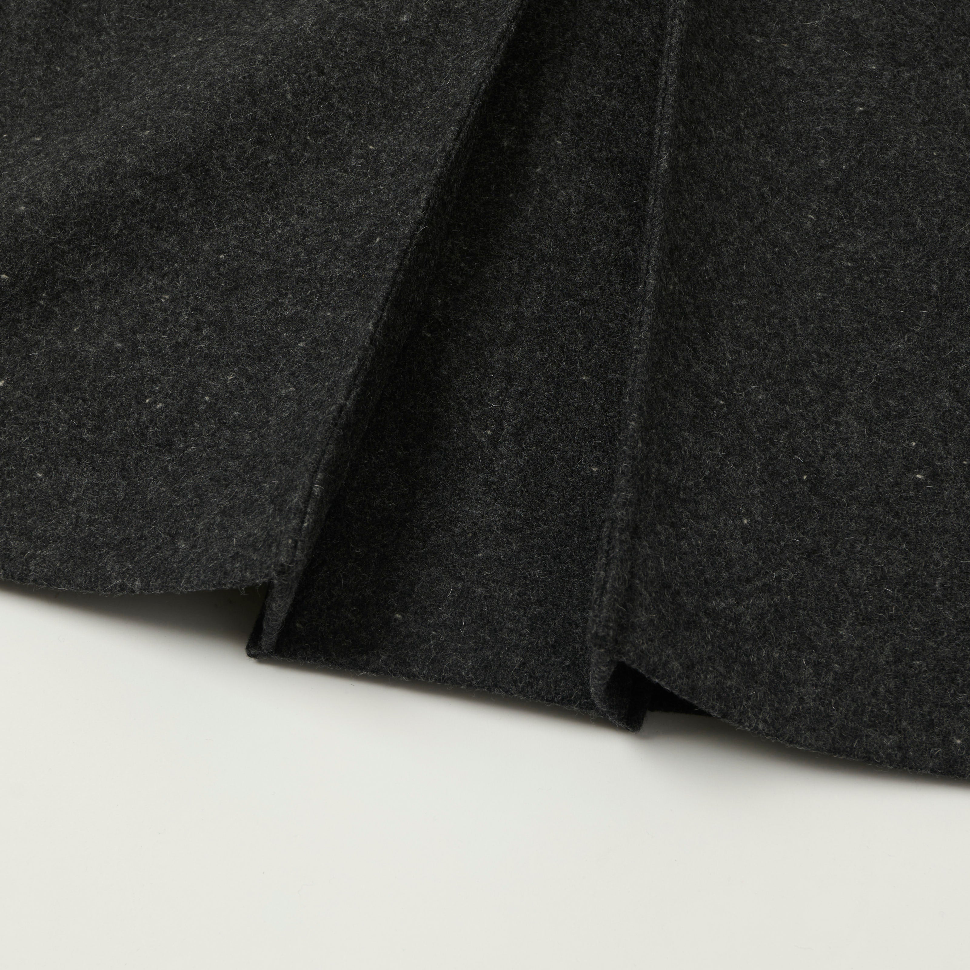 Drake's Raglan Sleeve Balmacaan Overcoat - Grey Fleck