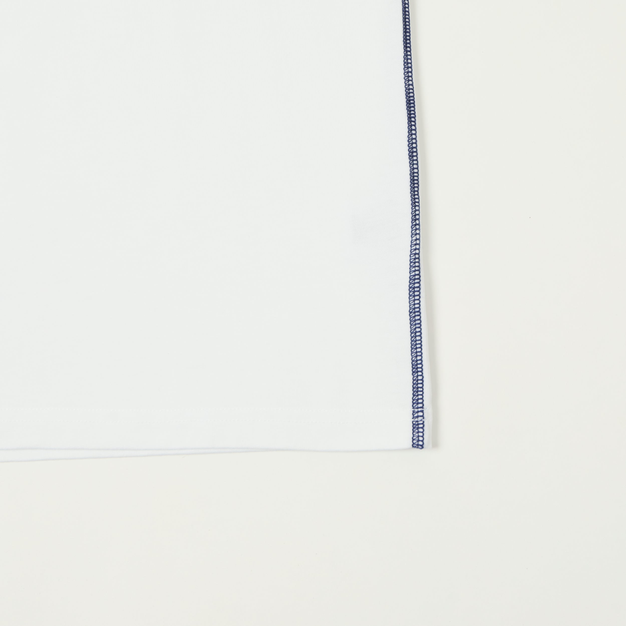 Drake's Raglan Sleeve Hiking Tee - White/Blue