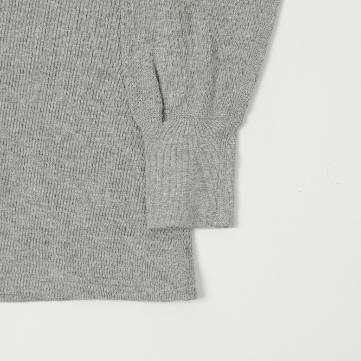 Dubbleworks Long Sleeve Thermal Tee - Heather Grey