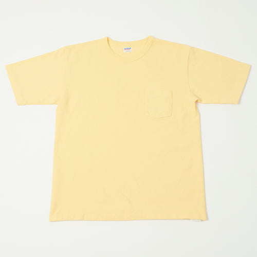 Dubbleworks Heavy Fabric Pocket Tee - Pale Yellow
