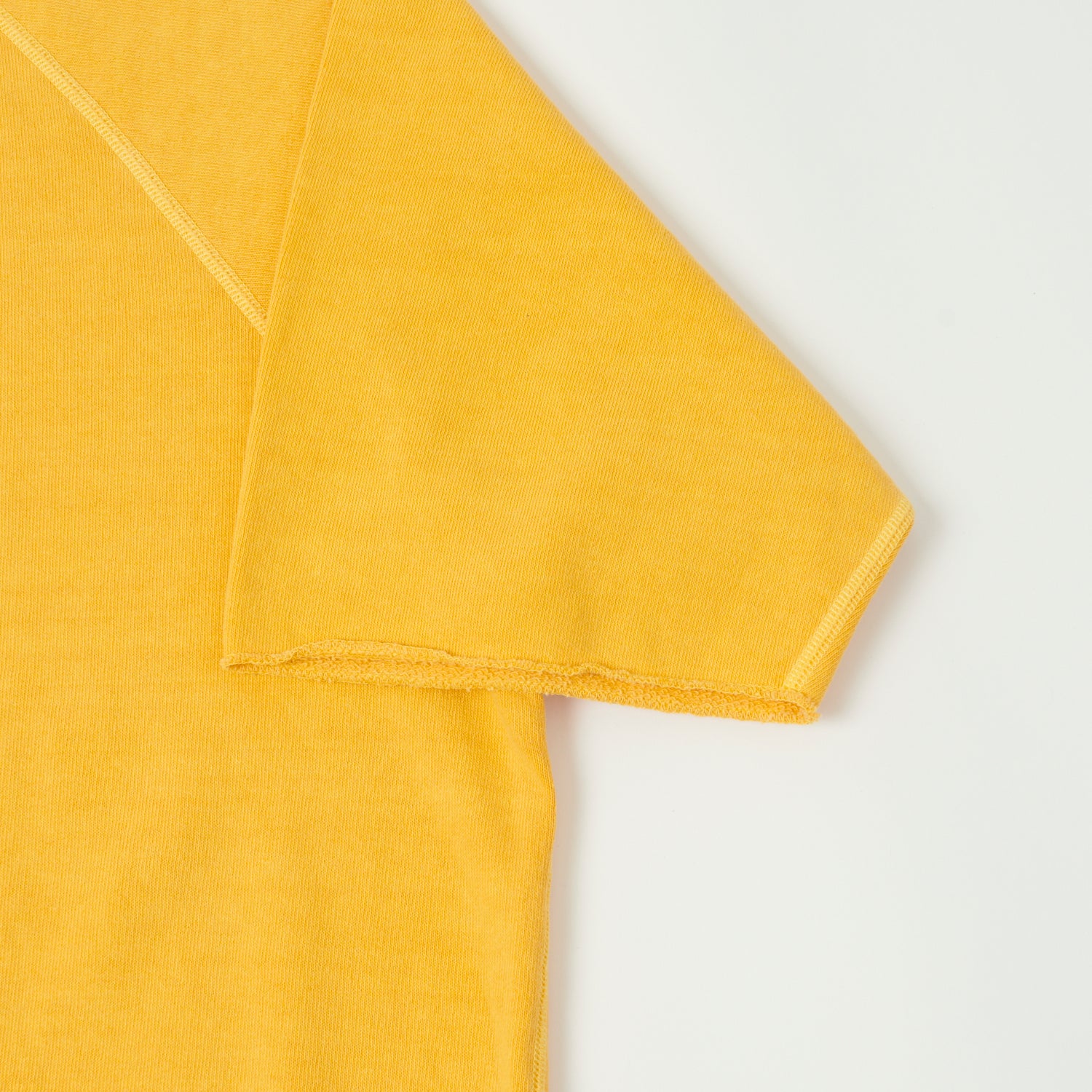 Dubbleworks Cut Off Sleeve Pigment Dyed Sweatshirt - Gold