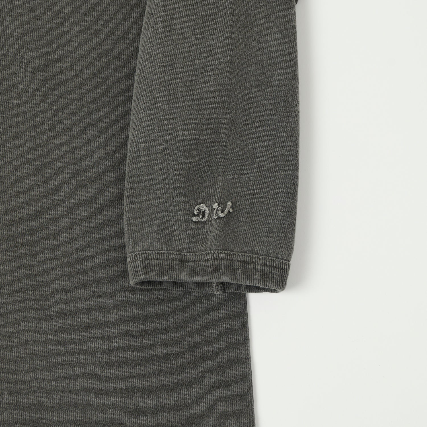 Dubbleworks Heavy Fabric Long Sleeve Pigment Dyed Tee - Sumikuro