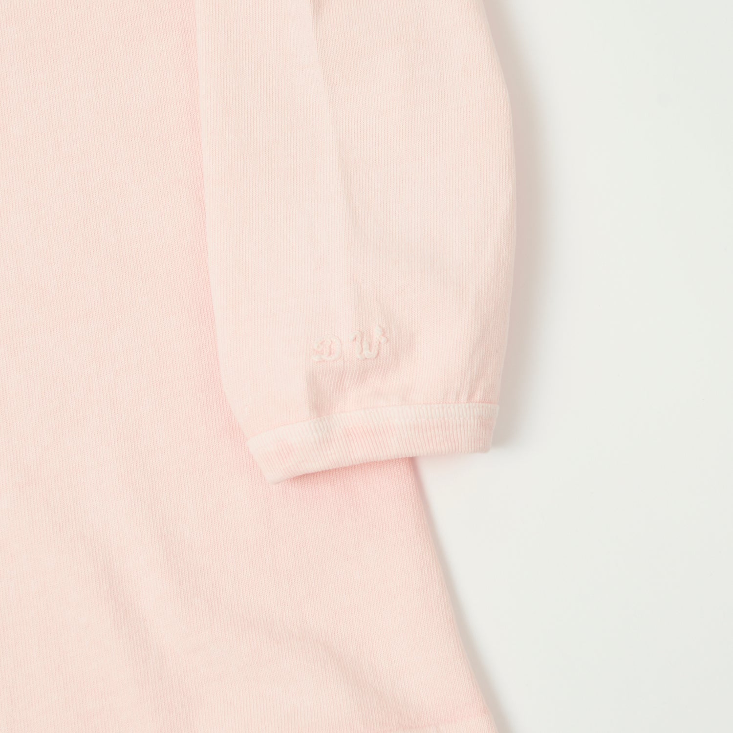 Dubbleworks Heavy Fabric Long Sleeve Pigment Dyed Tee - Pink