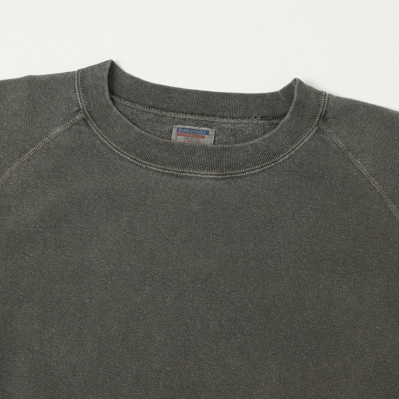 Dubbleworks Cut Off Sleeve Pigment Dyed Sweatshirt - Sumikuro