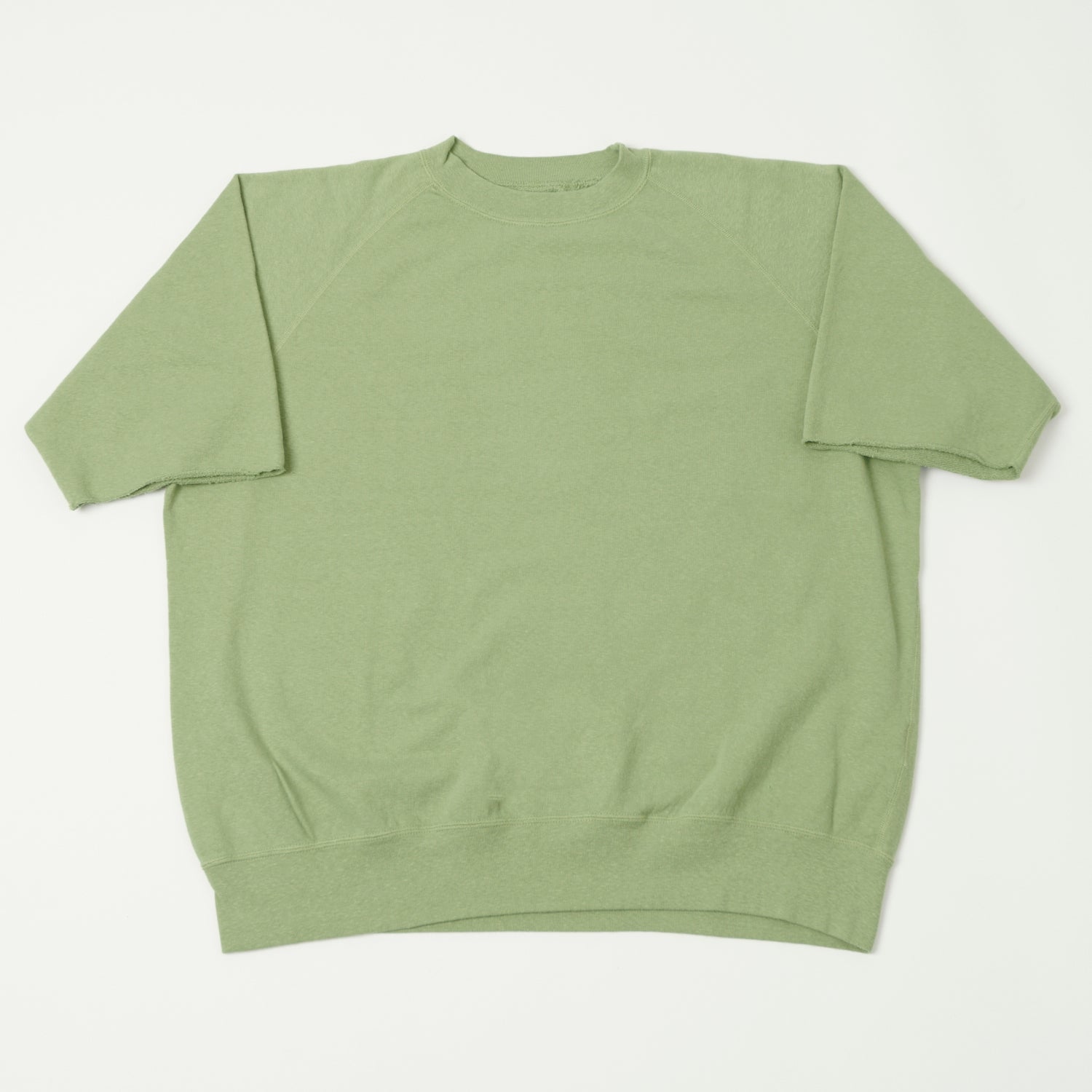 Dubbleworks Cut Off Sleeve Sweatshirt - Tea Green