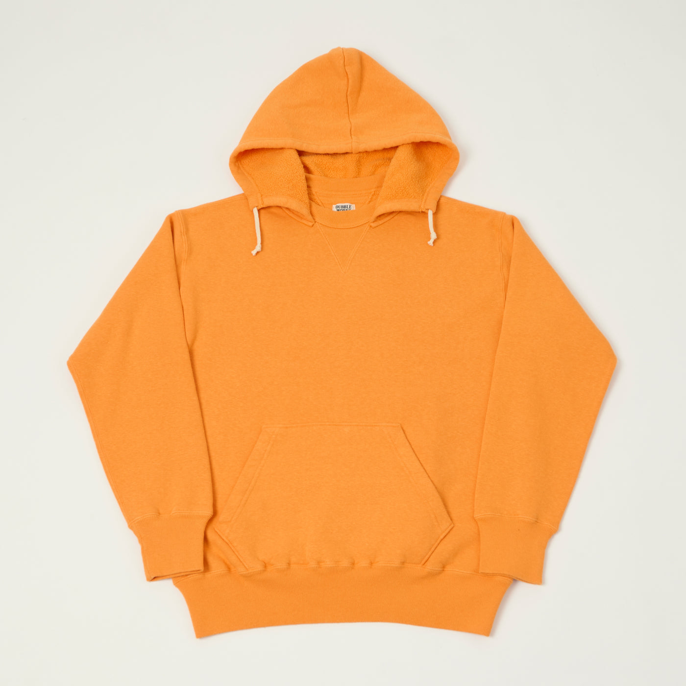 Dubbleworks Loop Wheel After Hood Sweatshirt - Fade Orange