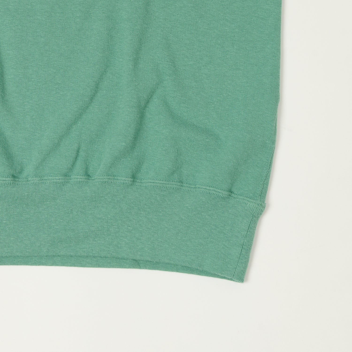Dubbleworks Cut Off Sleeve Sweat Polo Shirt - Emerald