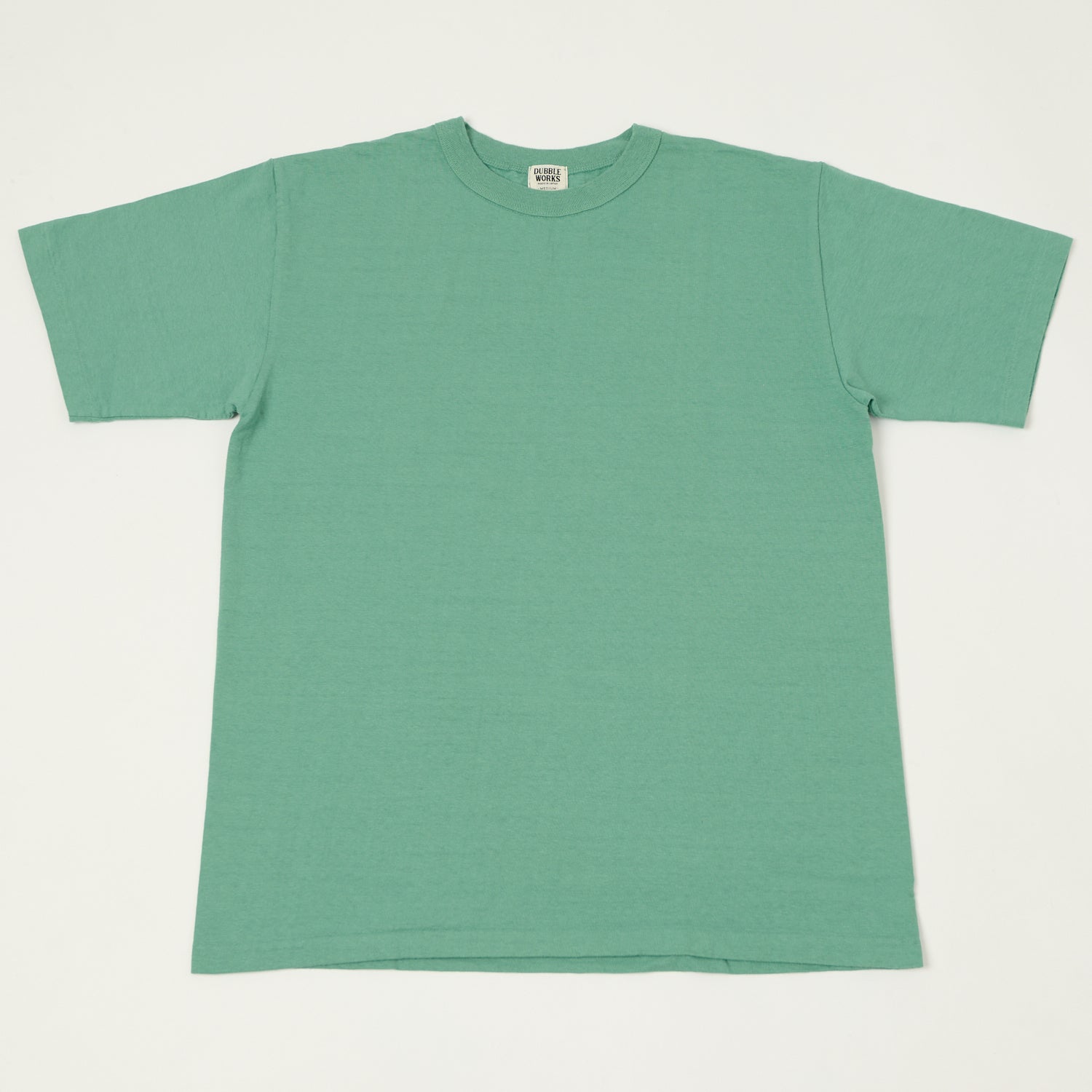 Dubbleworks Fallen Cotton Mid Weight Tee - Emerald