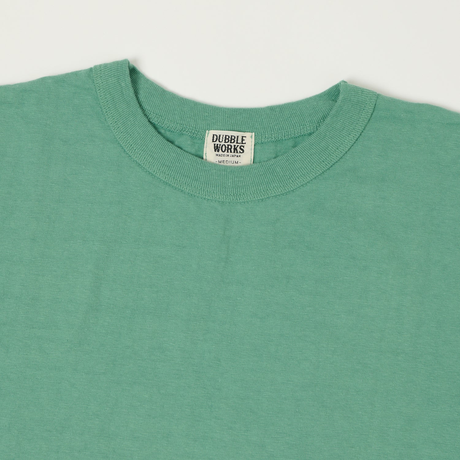Dubbleworks Fallen Cotton Mid Weight Tee - Emerald