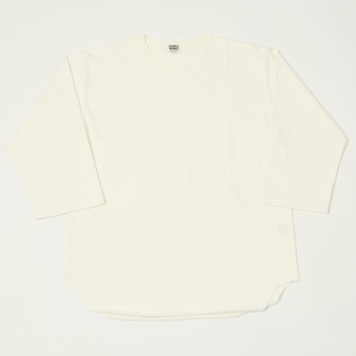 Dubbleworks Heavy Fabric Baseball Tee - Off White