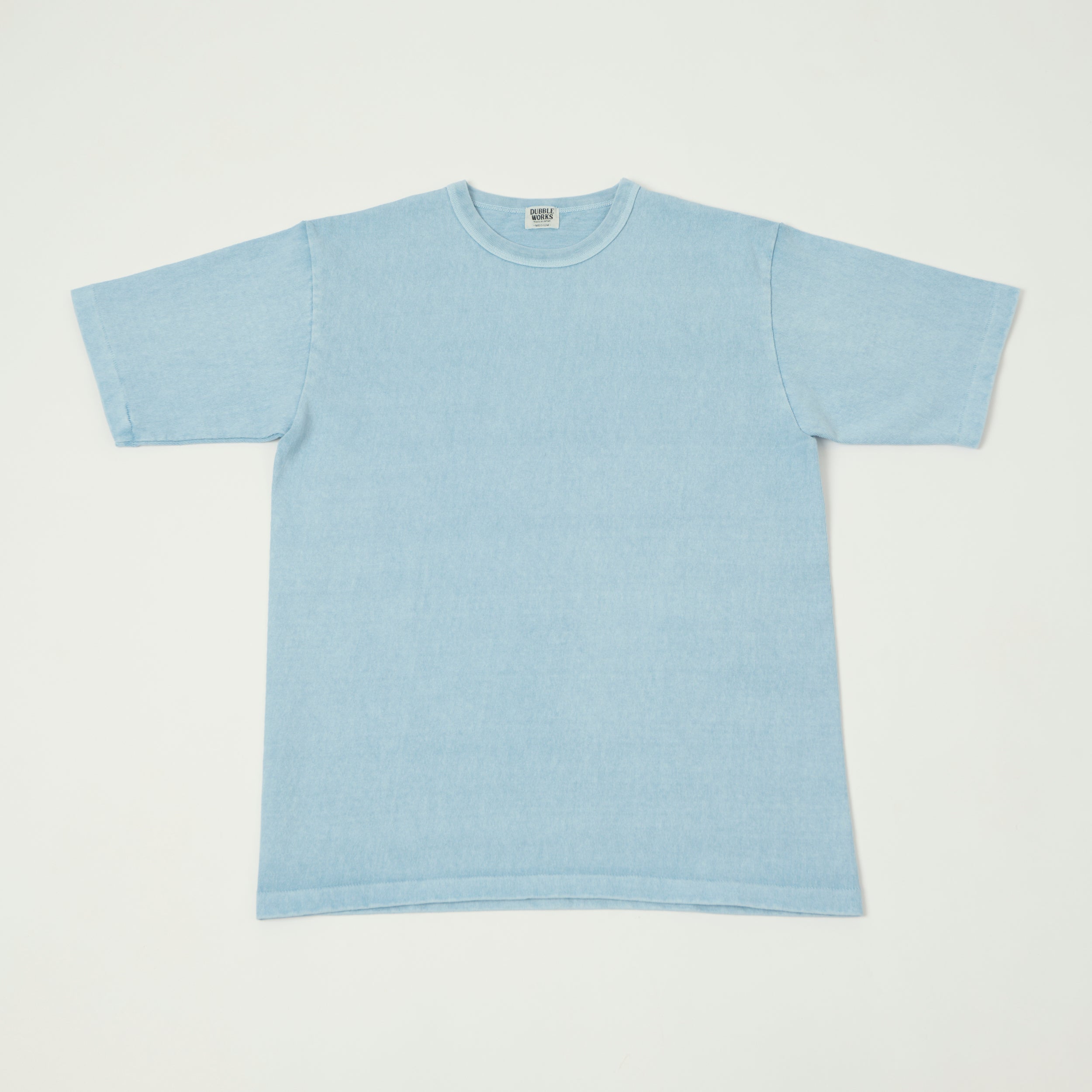 Dubbleworks Heavy Fabric Pigment Dye Tee - Sax Blue