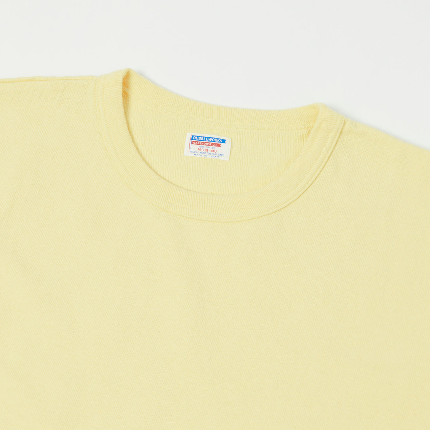 Dubbleworks Heavy Fabric Tee - Pale Yellow