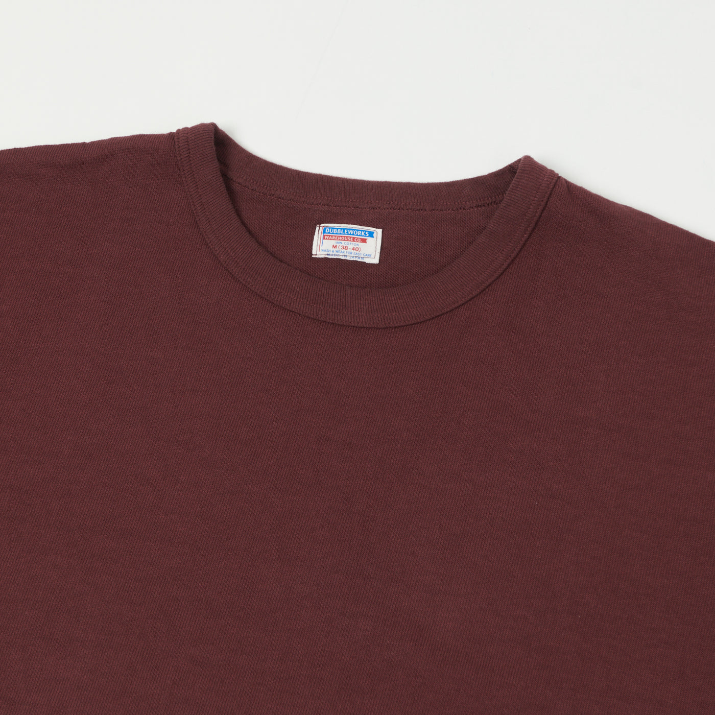 Dubbleworks Heavy Fabric Tee - Bordeaux