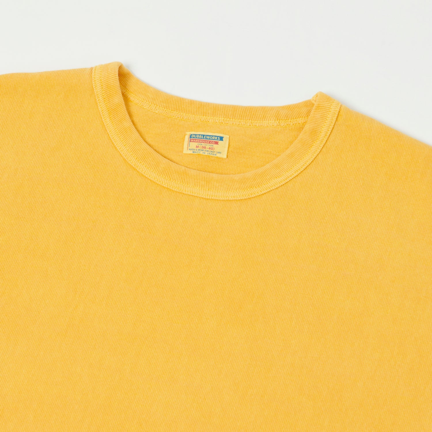 Dubbleworks Heavy Fabric Pigment Dye Tee - Gold