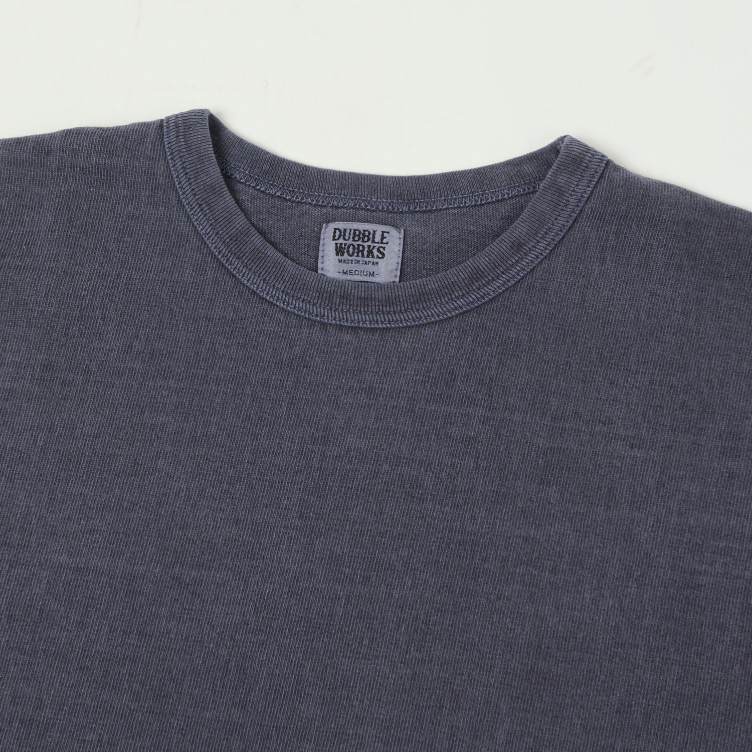 Dubbleworks Heavy Fabric Long Sleeve Pigment Dye Tee - Pd. Navy