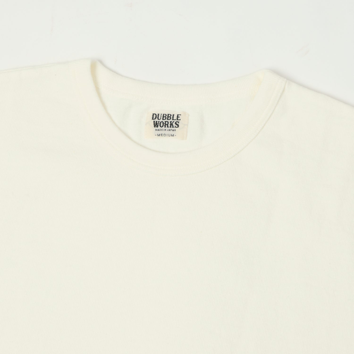 Dubbleworks Heavy Fabric Long Sleeve Tee - Off White