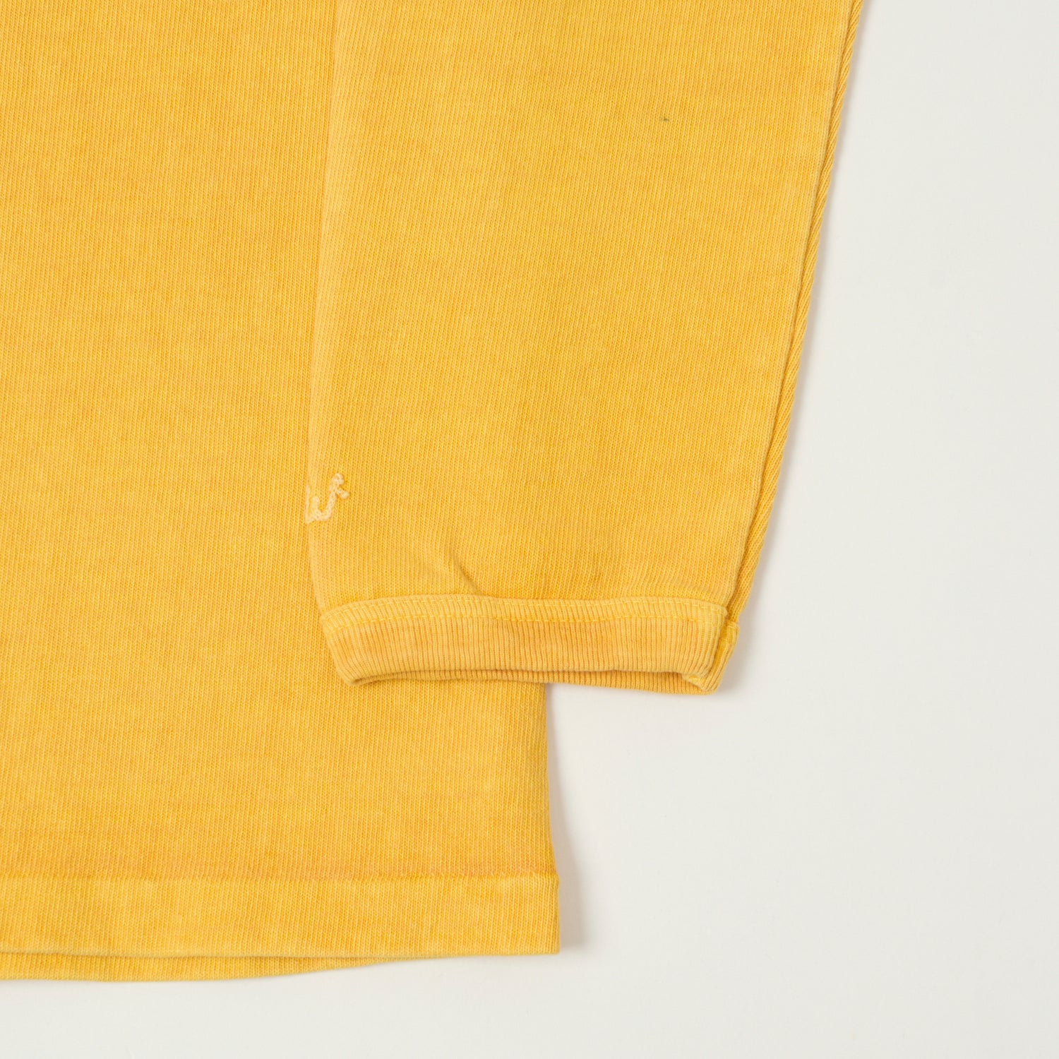 Dubbleworks Heavy Fabric Long Sleeve Pigment Dye Tee - Pd. Gold