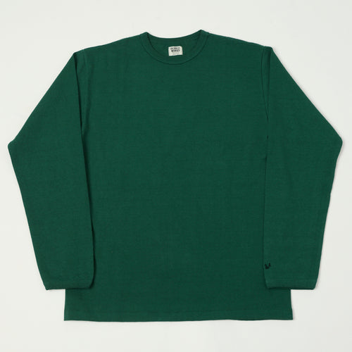 Dubbleworks Heavy Fabric Long Sleeve Tee - Green