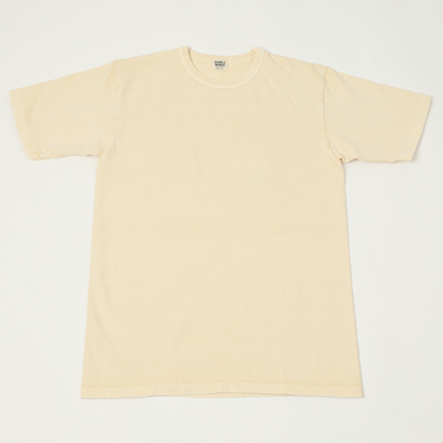 Dubbleworks Heavy Fabric Pigment Dye Tee - Cream