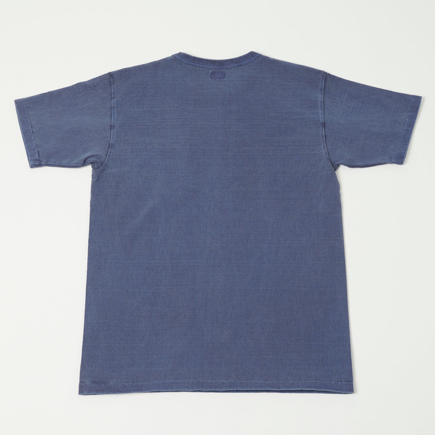 Dubbleworks Heavy Fabric Pigment Dye Pocket Tee - Indigo Blue