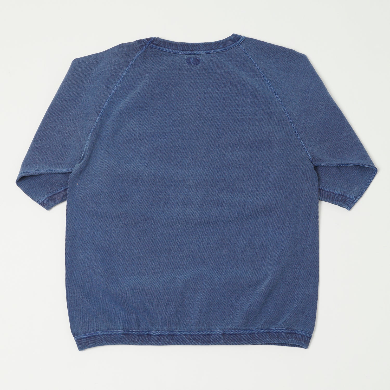 Dubbleworks Heavy Fabric Raglan Sleeve Pigment Dye Tee - Indigo Blue