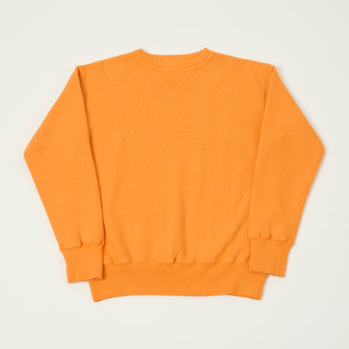 Dubbleworks Loop Wheel Sweatshirt - Fade Orange