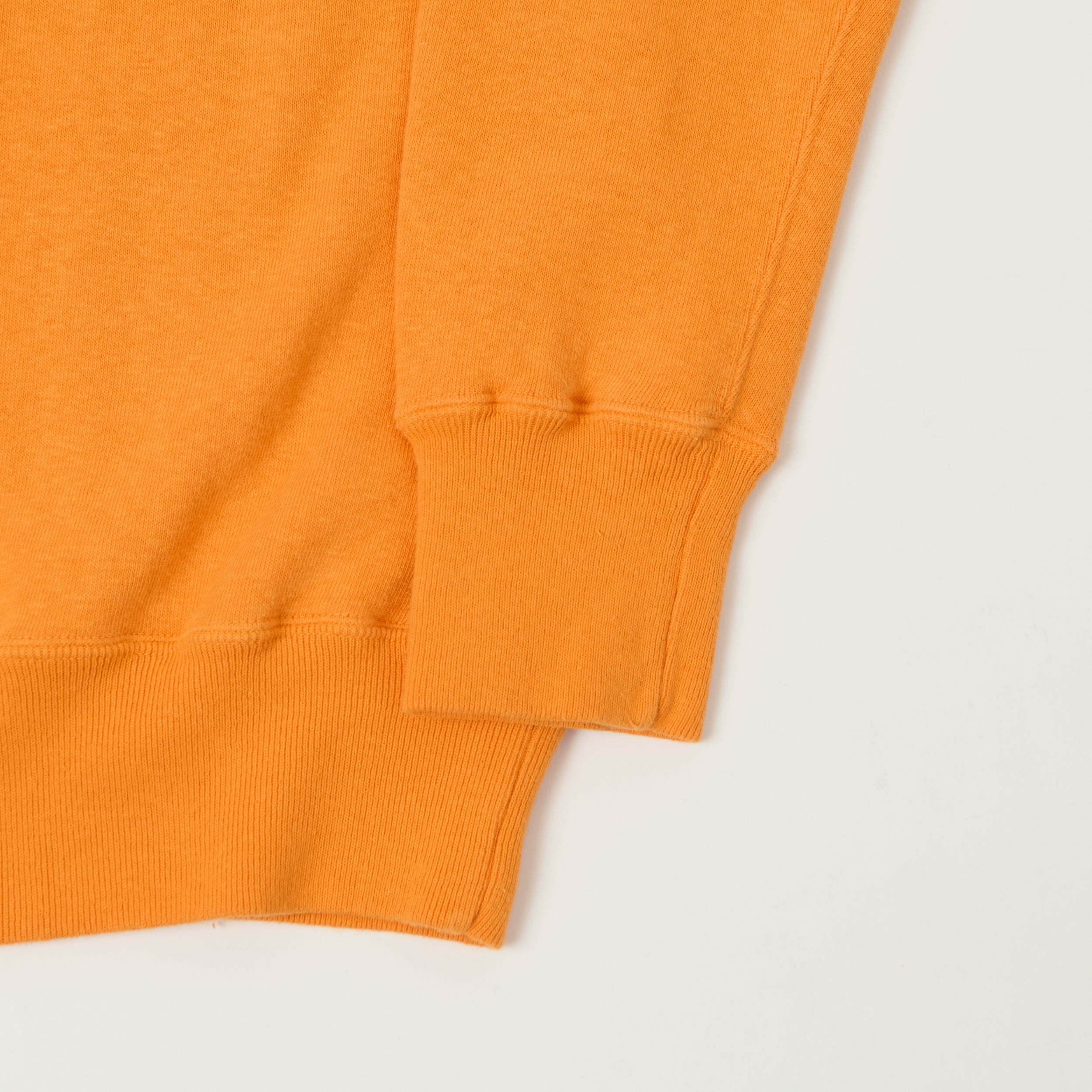 Dubbleworks Loop Wheel Sweatshirt - Fade Orange