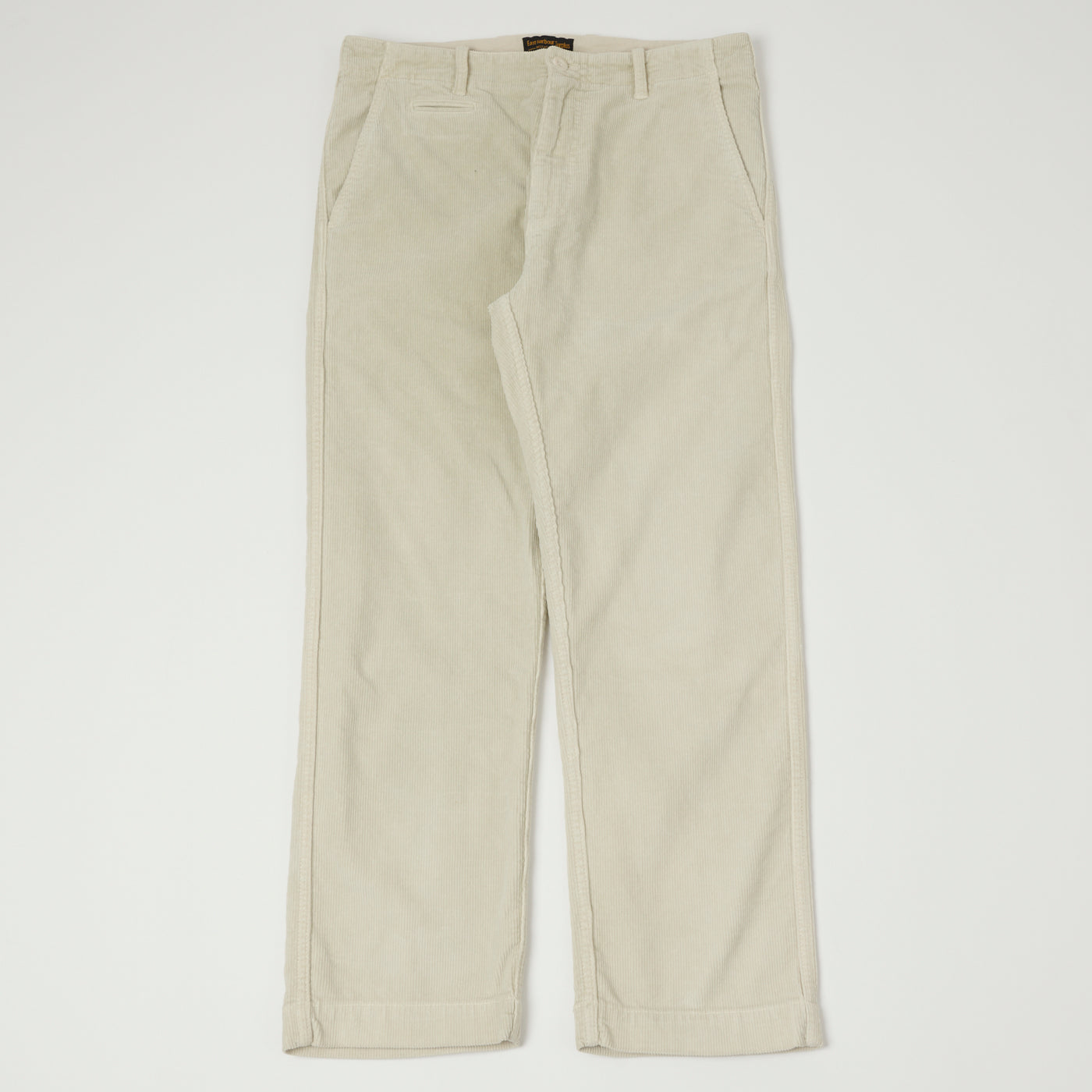 East Harbour Surplus 'Axel 101' Corduroy Trouser - Off White