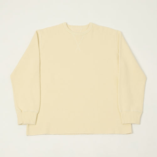 Edwin Arthur's 'Date' Double V Thermal T-Shirt - Natural