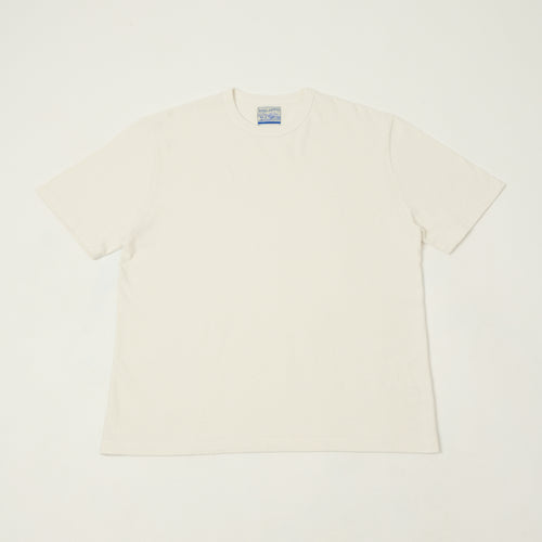 Edwin Arthur's Recycled Cotton 'Date' T-Shirt - Off White