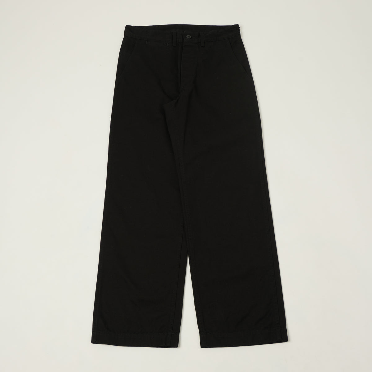Edwin Arthur's 'Yume' Tanker Twill Chino - Black