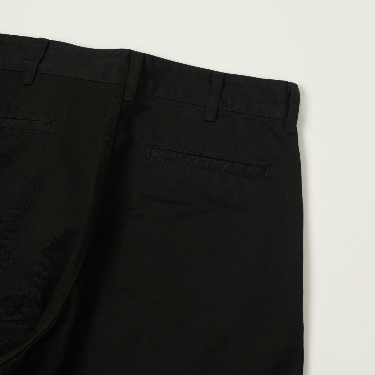 Edwin Arthur's 'Yume' Tanker Twill Chino - Black