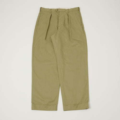 Engineered Garments 'Carlyle' French Twill Trouser - Khaki