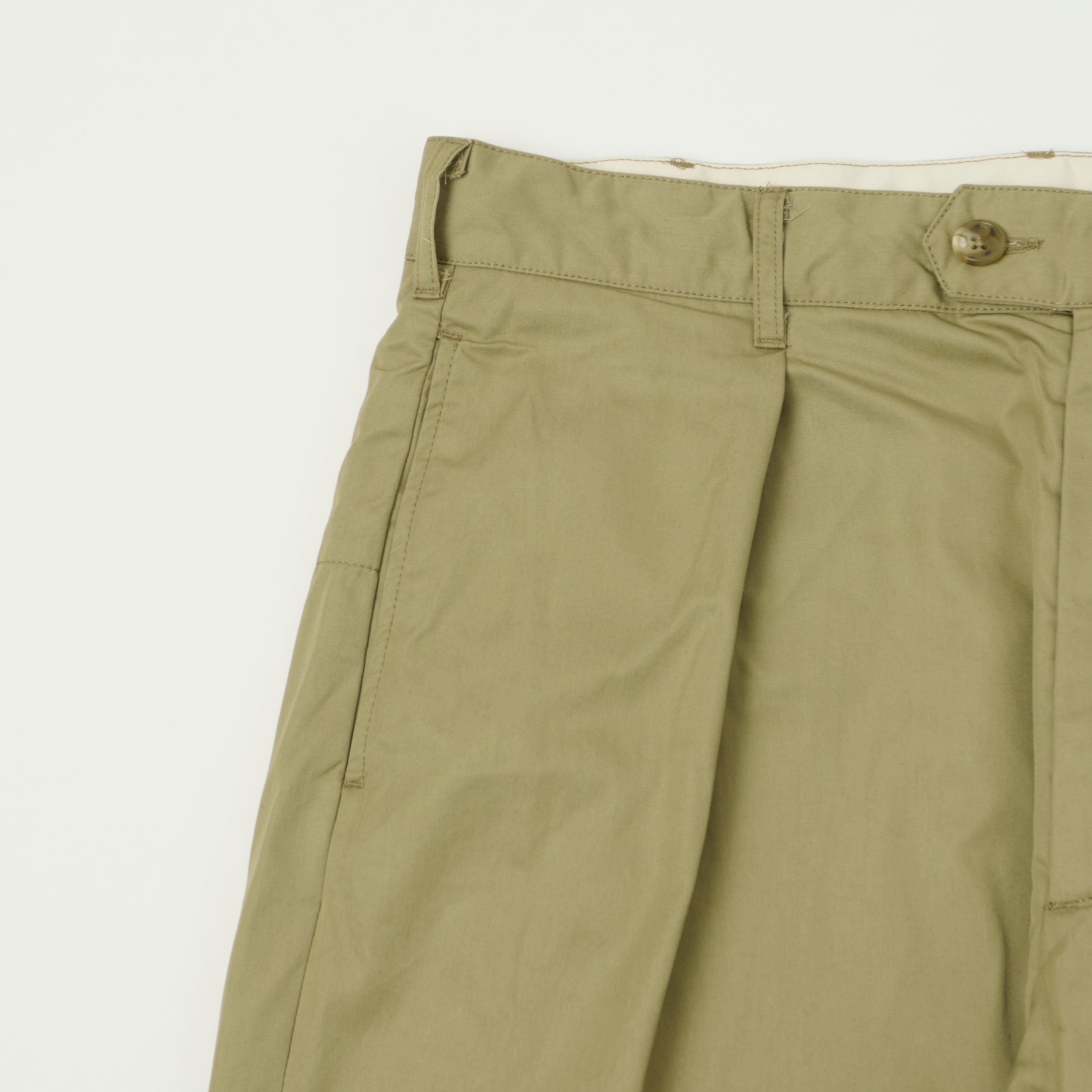 Engineered Garments 'Carlyle' French Twill Trouser - Khaki