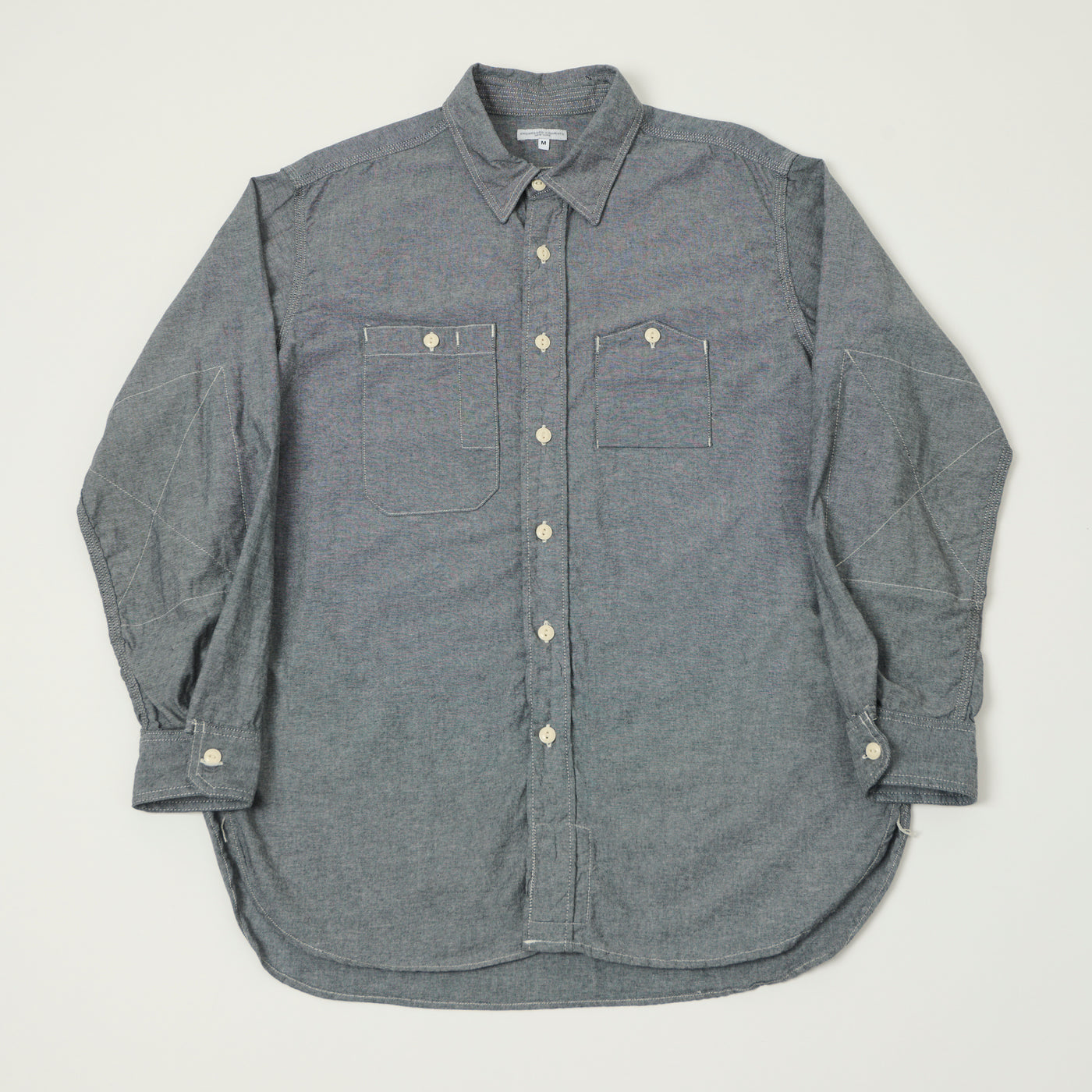 Engineered Garments 4.5oz Chambray Work Shirt - Grey