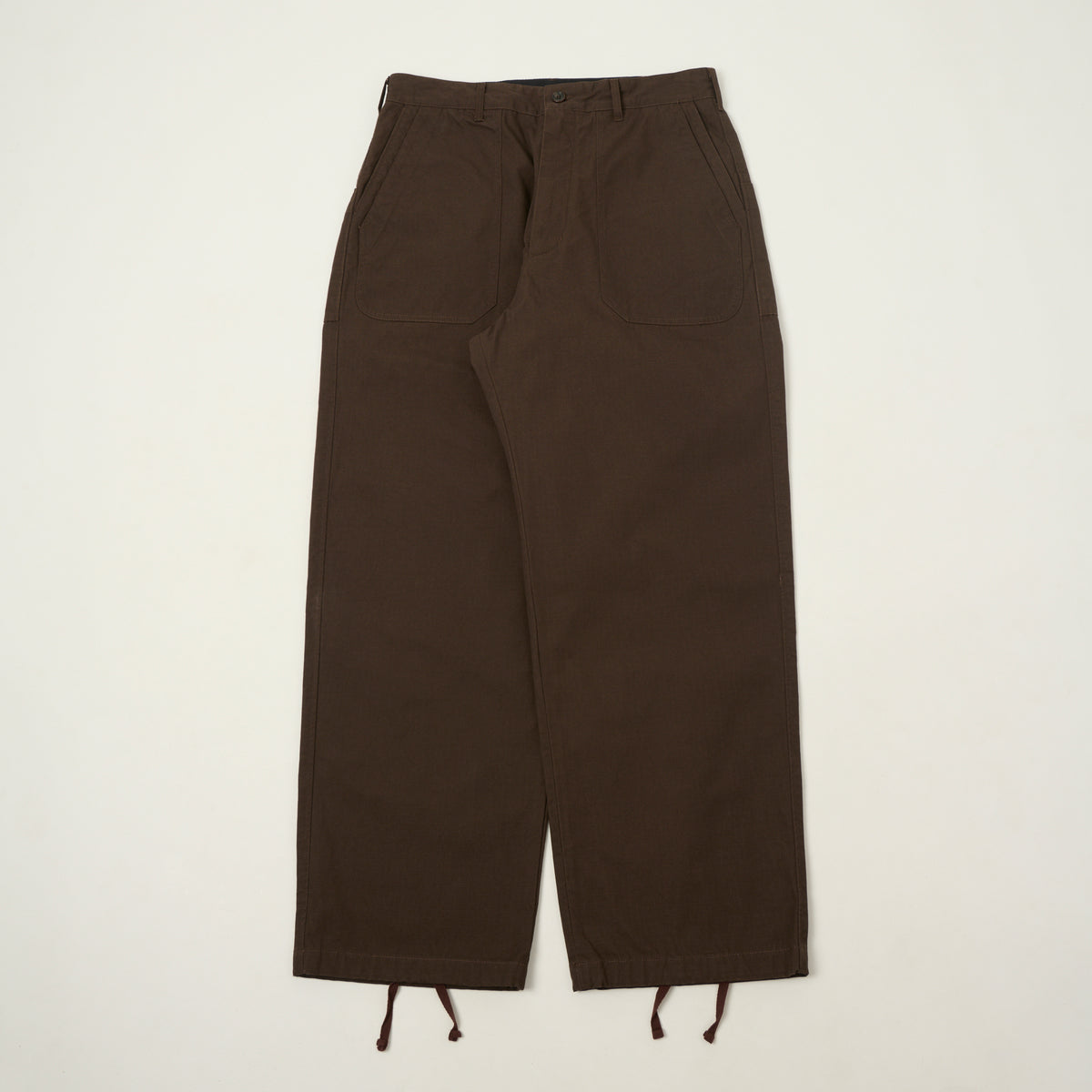 Engineered Garments Heavyweight Ripstop Security Trousers - Dark Brown