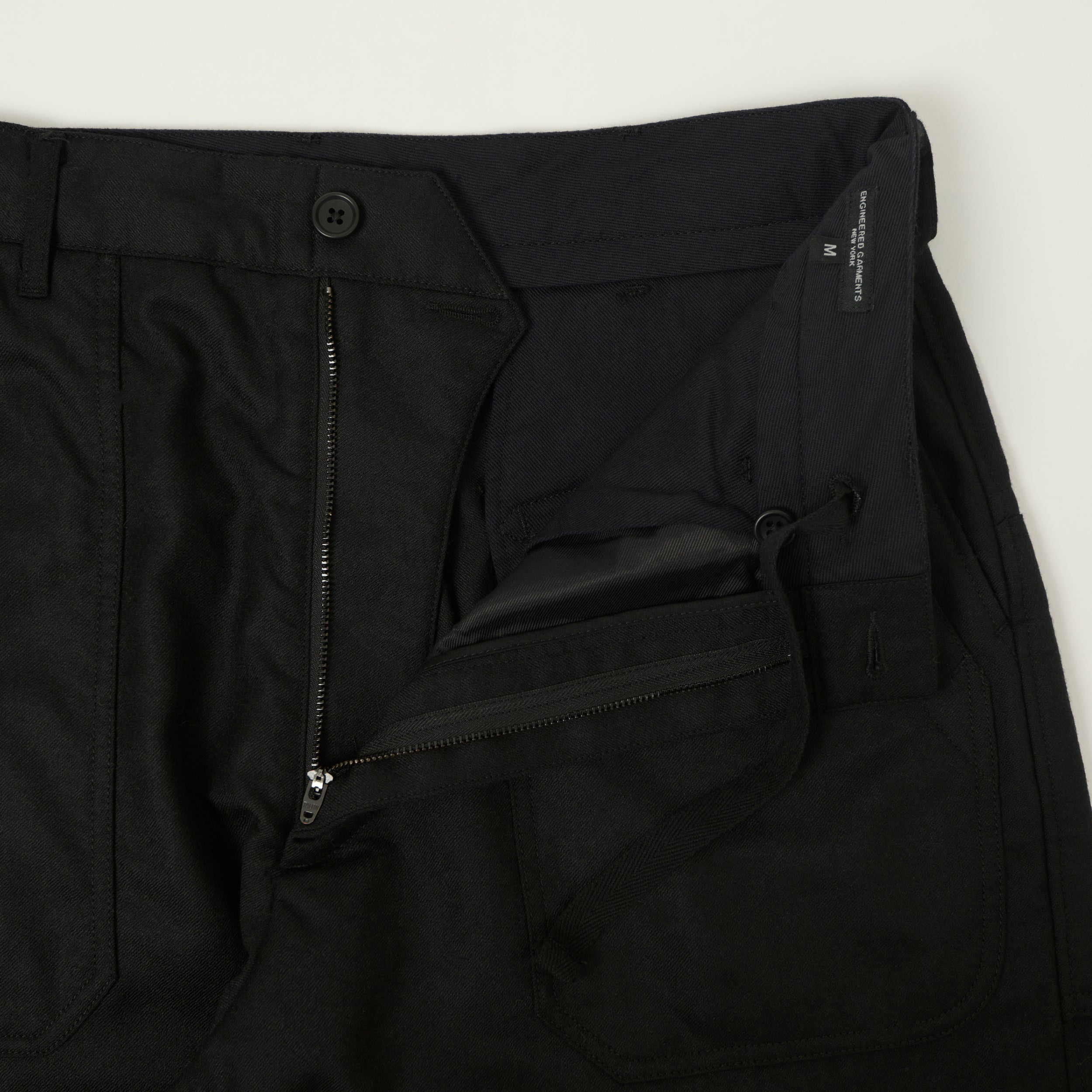 Engineered Garments Worsted Wool Security Trousers - Black