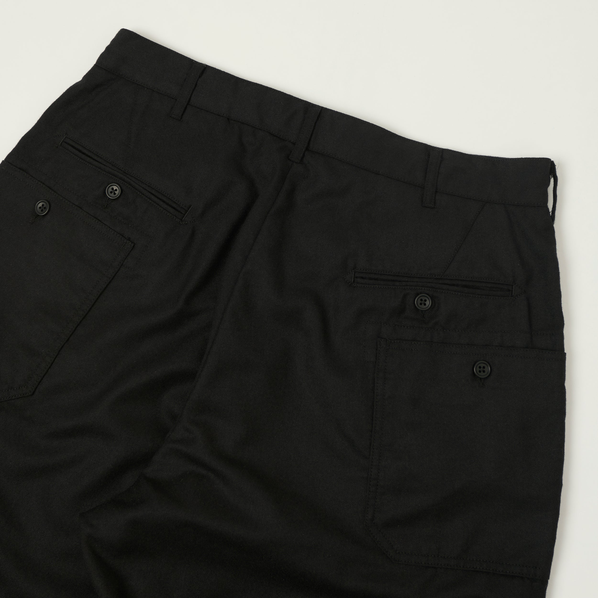 Engineered Garments Worsted Wool Security Trousers - Black