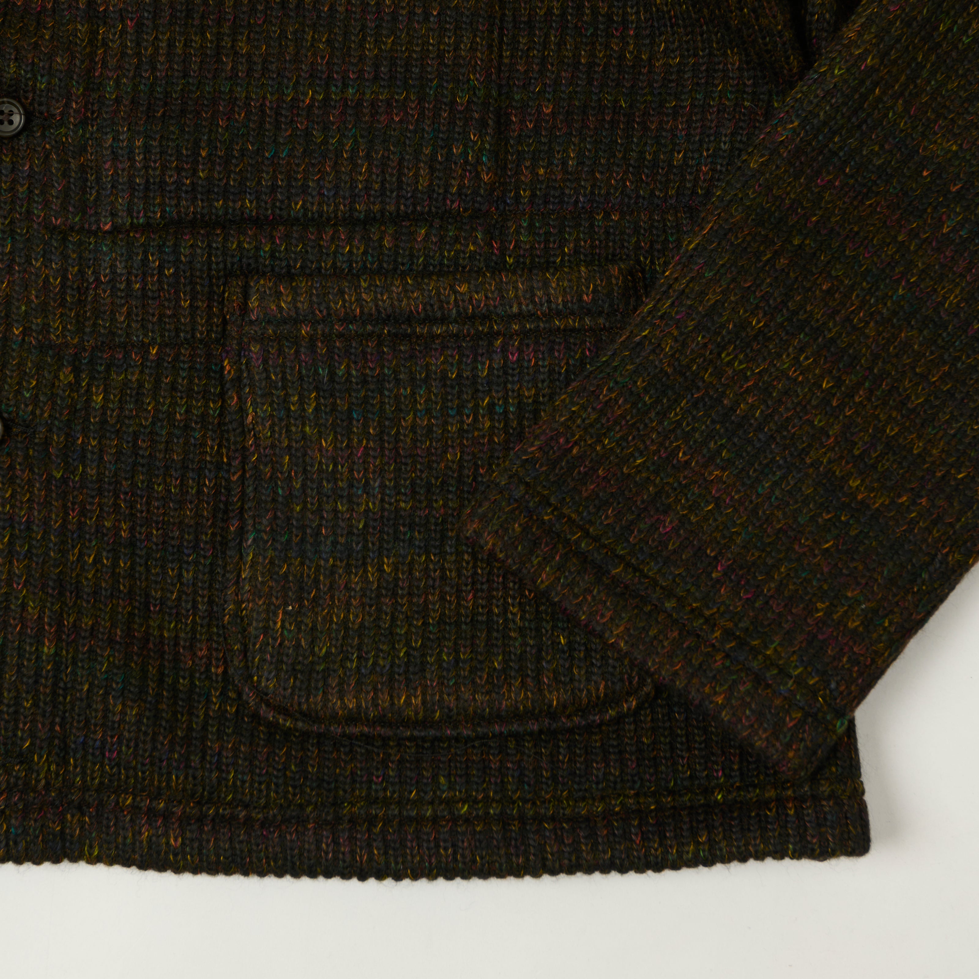 Engineered Garments Heavyweight 'Nep Knit' Cardigan - Brown