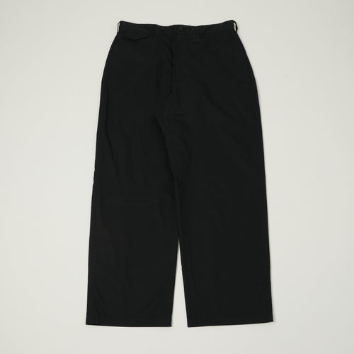 Engineered Garments 'Officer' Poplin Twill Trouser - Black