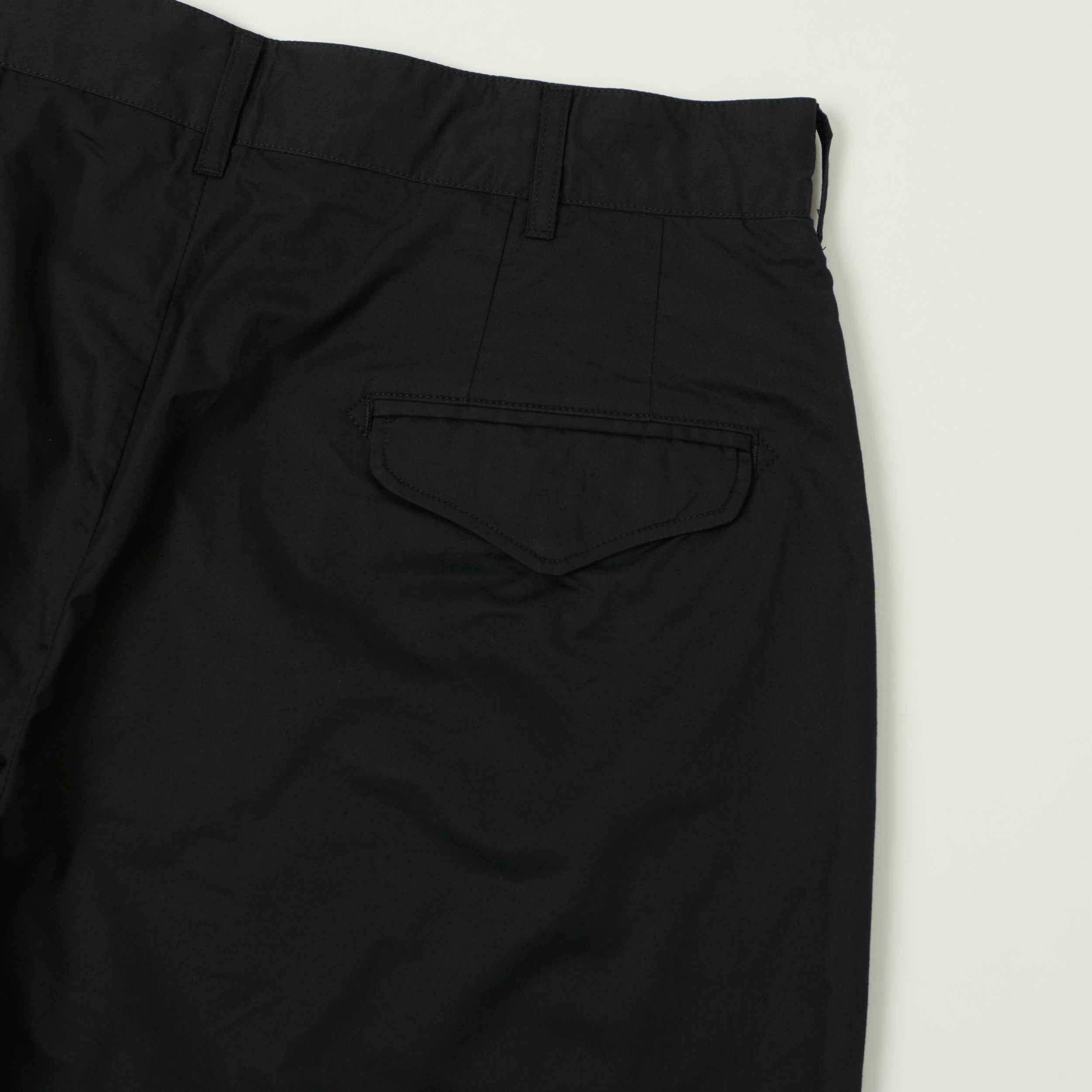 Engineered Garments 'Officer' Poplin Twill Trouser - Black