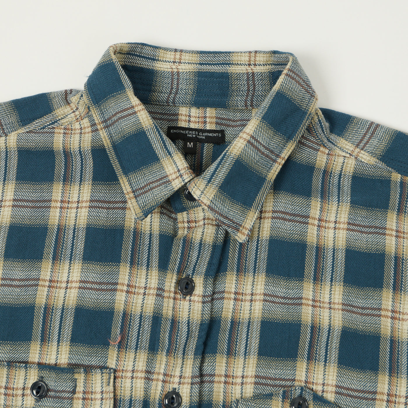 Engineered Garments Plaid Work Shirt - Navy