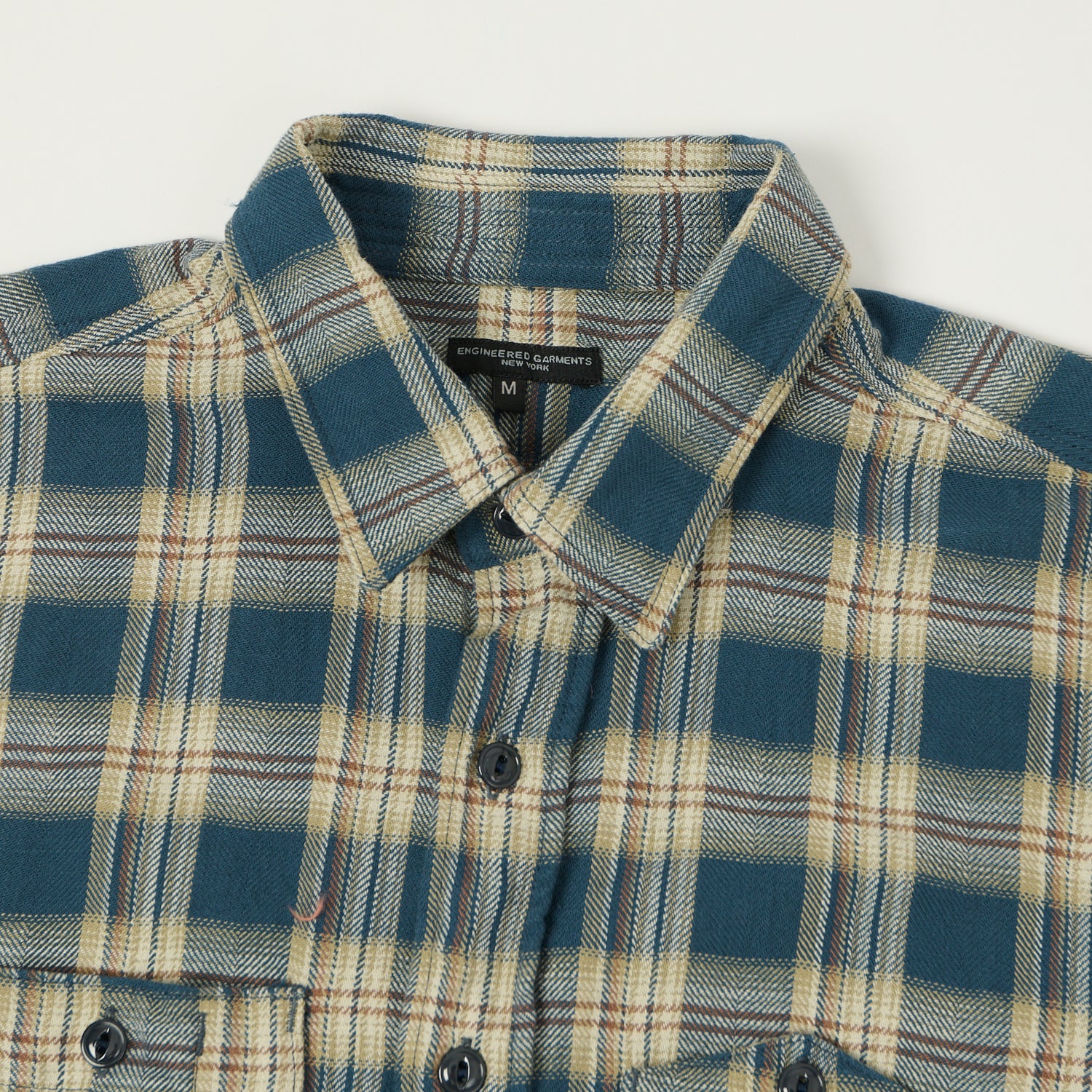 Engineered Garments Plaid Work Shirt - Navy