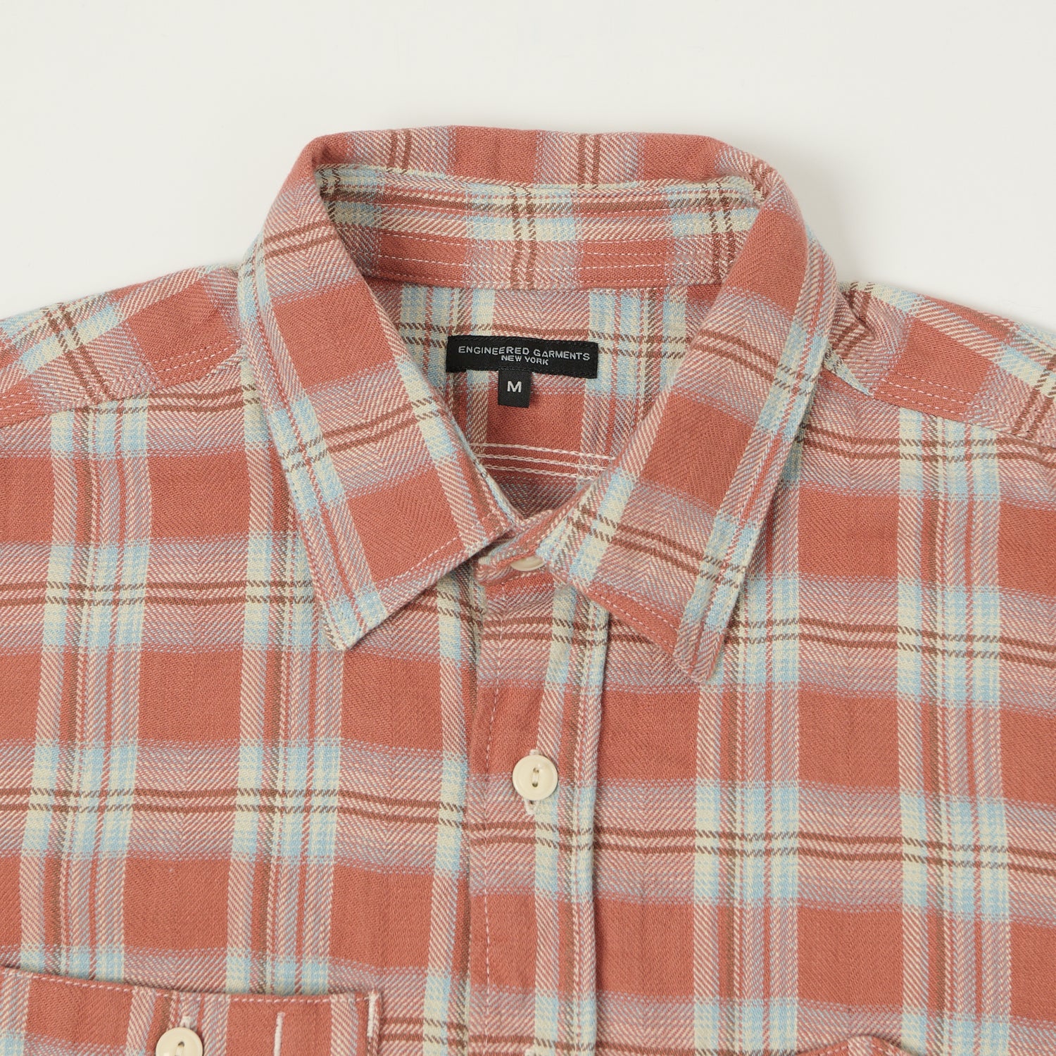 Engineered Garments Plaid Work Shirt - Pink