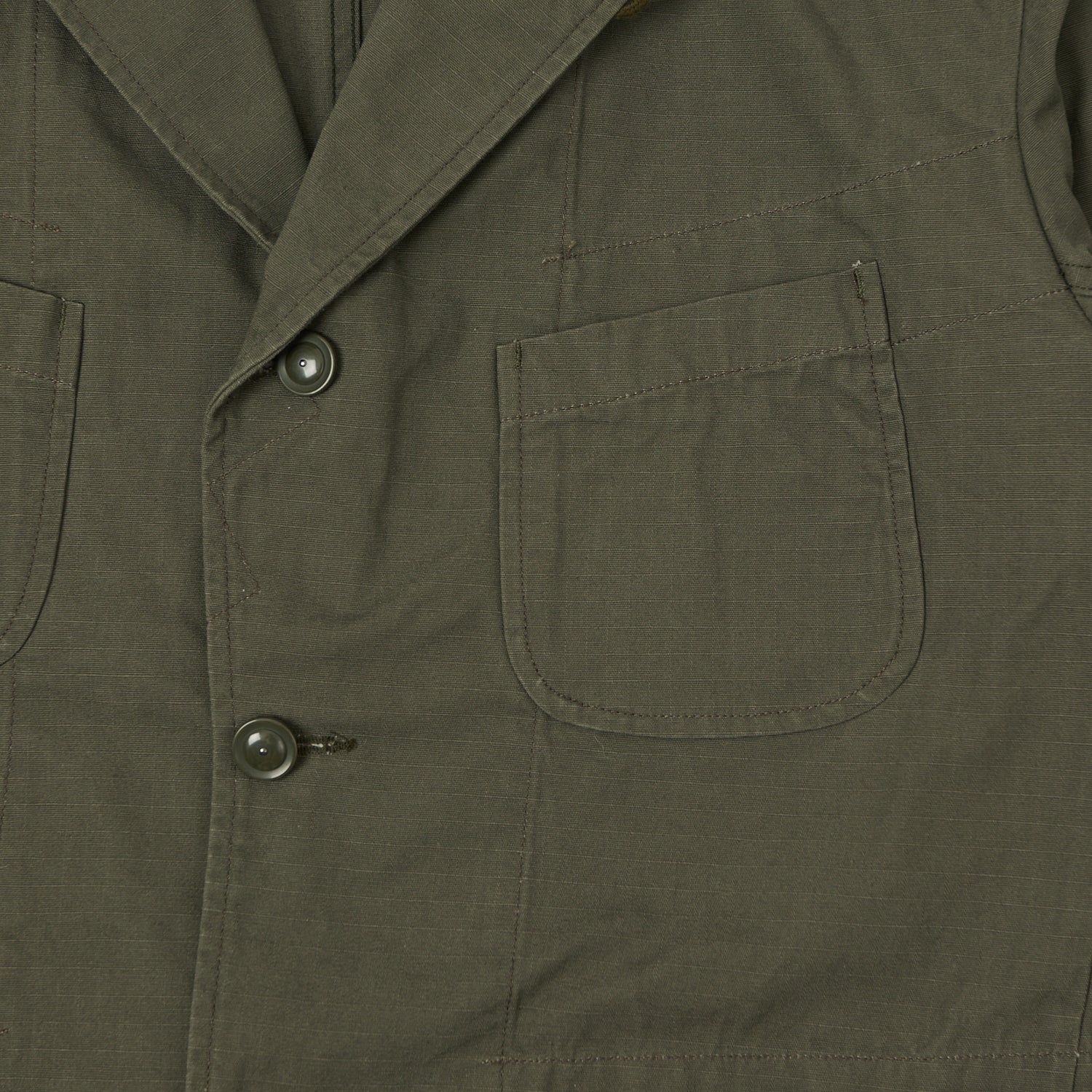 Engineered Garments Heavyweight Ripstop Bedford Jacket - Olive