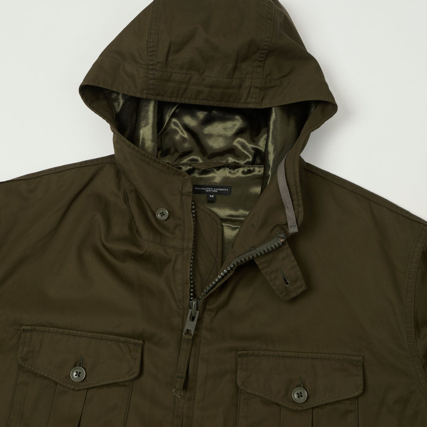 Engineered Garments Cotton Ventile Twill 'SAS' Jacket - Dark Olive
