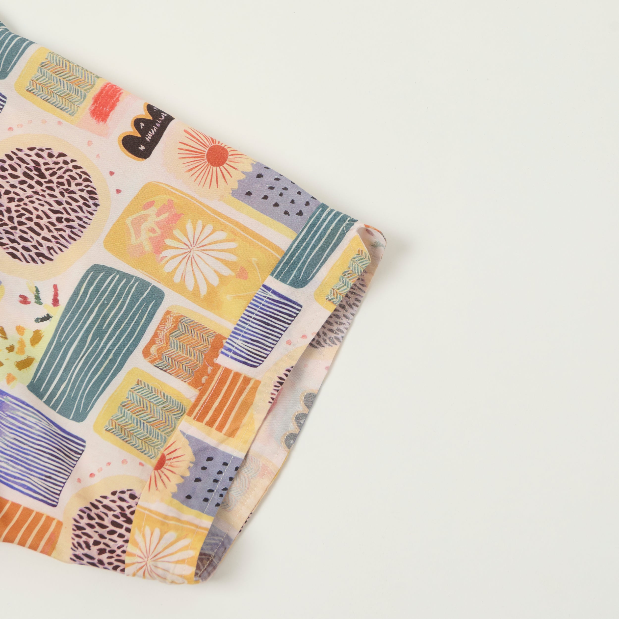 Engineered Garments Tencel Jamaican Camp Shirt - Pink/Blue