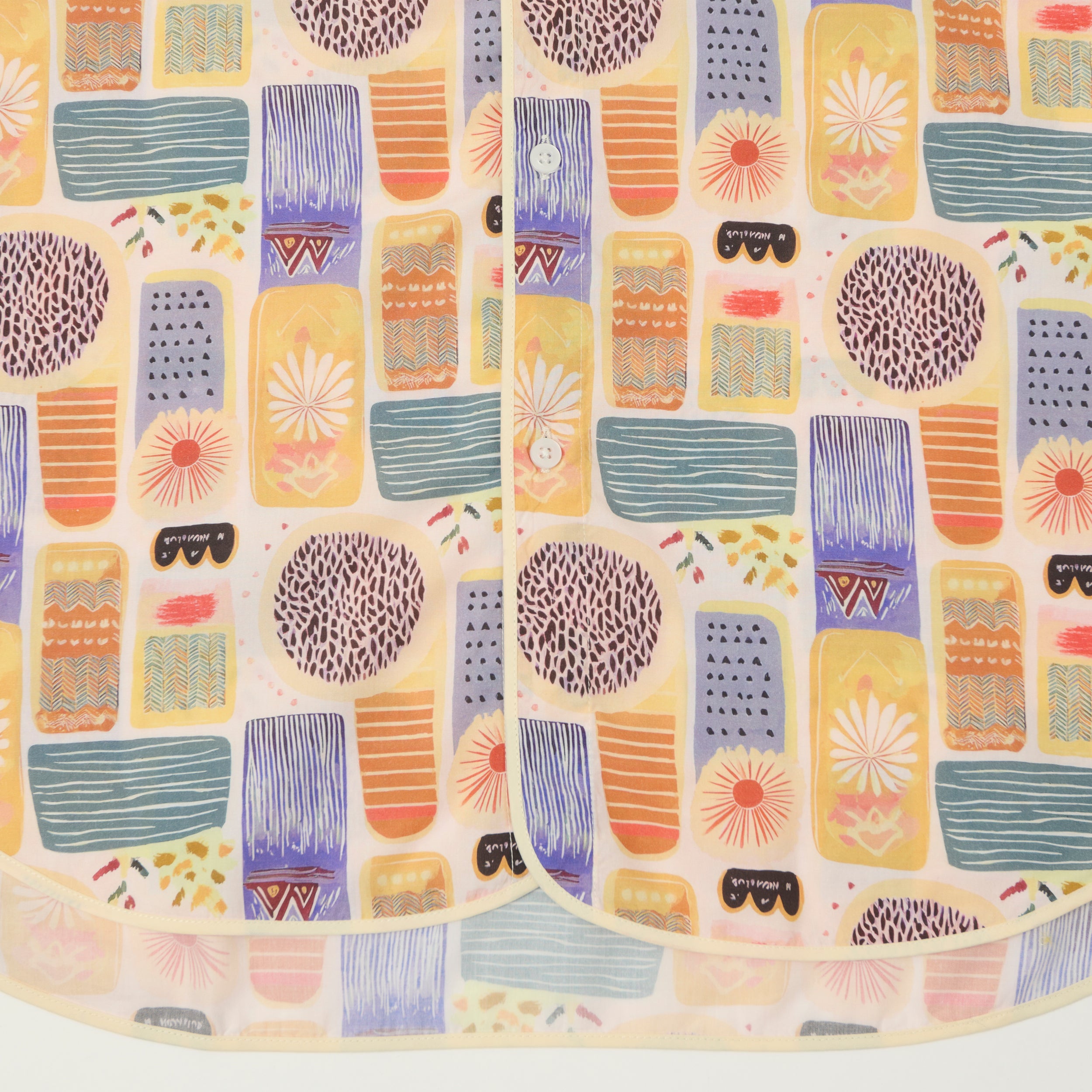 Engineered Garments Tencel Jamaican 'Copley' Shirt - Pink/Blue